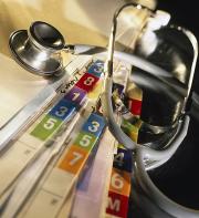 dokumenty stetoskop lekarz choroba